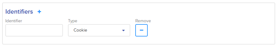 Experian Tapad opt out identifiers field