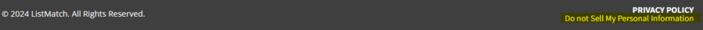 ListMatch footer